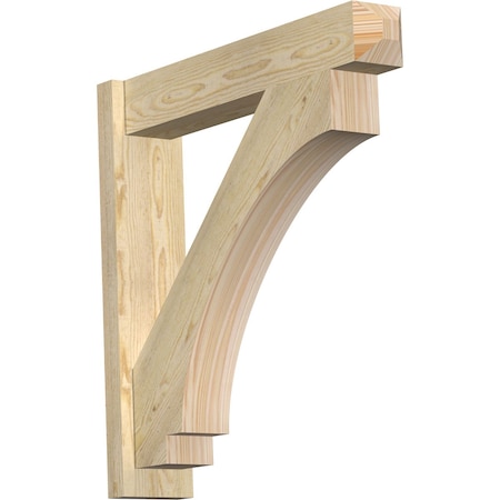 Ekena Millwork Imperial Rough Sawn Craftsman Outlooker, Douglas Fir, 6"W x 30"D x 30"H OUT06X30X30IMP04RDF